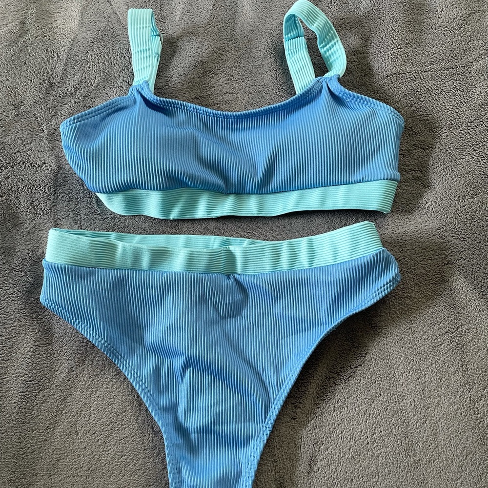 Blue swim suit